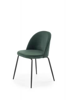 Halmar K314 jedálenská stolička, tmavo zelená
