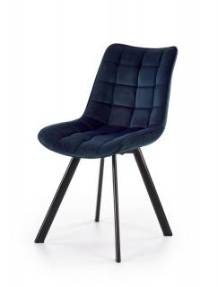 Halmar K332 stolička nohy - čierne, sedák - granátová