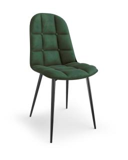 Halmar K417 stolička tmavo zelená velvet
