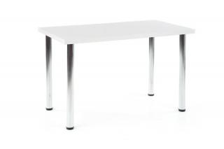 Halmar MODEX 120 stôl farba doska - biela, nohy - chrom