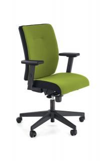 Halmar POP kancelárska stolička,  bok - čierny RN60999, sedák - zelený M38