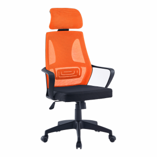 Kancelárske kreslo, čierna/oranžová, TAXIS NEW (Na sklade od:)