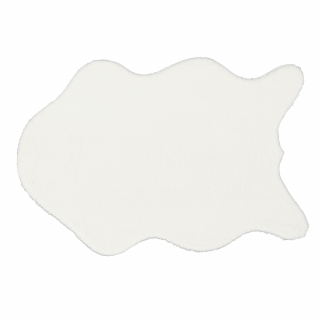 Kondela Umelá kožušina, biela, 60x90, RABIT TYP 7
