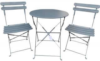 Rojaplast BISTRO set - ŠEDÝ