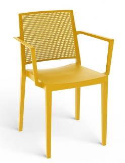 Rojaplast Kreslo GRID ARMCHAIR - horčicovo žltá