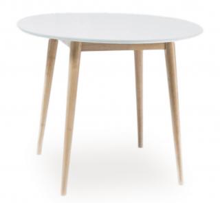 Signal Jedálenský stôl guľatý LARSON 90x90 cm