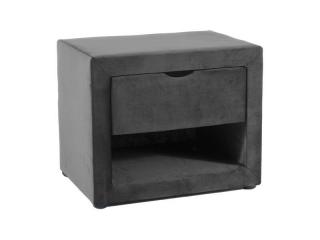 Signal Nočný stolík ET-001 VELVET ŠEDÁ BLUVEL 14