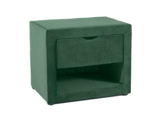 Signal Nočný stolík ET-001 VELVET ZELENÁ BLUVEL 78