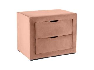 Signal Nočný stolík ET-002 VELVET RUŽOVÁ ANTIK BLUVEL 52