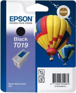 Atramentová kazeta Epson T019, black