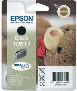 Atramentová kazeta Epson T0611, black