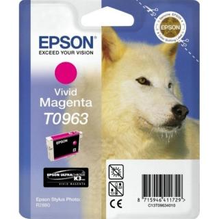 Atramentová kazeta Epson T0963, vivid magenta