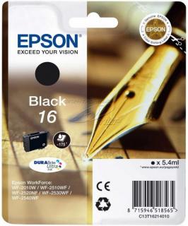 Atramentová kazeta Epson T1621, (16) black