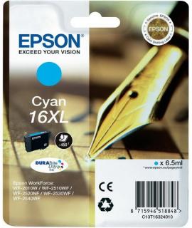 Atramentová kazeta Epson T1632, 16XL cyan