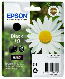 Atramentová kazeta Epson T1801, (18) black