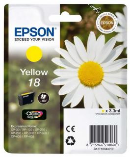 Atramentová kazeta Epson T1804, (18) yellow