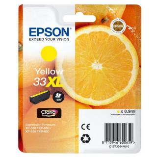 Atramentová kazeta Epson T3364, 33XL yellow