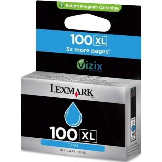 Atramentová kazeta Lexmark 100XL, cyan 14N1069E