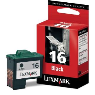 Atramentová kazeta Lexmark 16, black 10N0016E