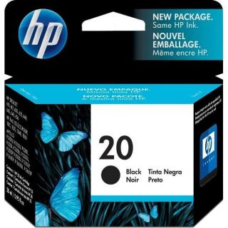 Atramentová náplň HP 20, black C6614DE