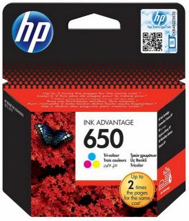 Atramentová náplň HP 650, color CZ102AE