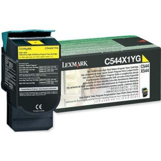 Toner Lexmark C544X1YG, yellow