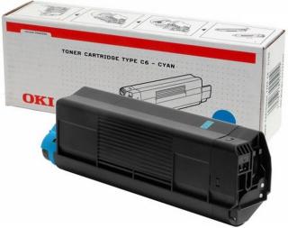 Toner OKI C5100, cyan 42127407