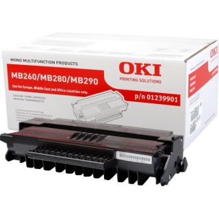 Toner OKI MB260 / MB280 / MB290, čierny 01239901