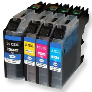 Vision Tech Brother LC-123XL CMYK set kompatibil