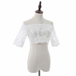 Elegantné svadobné bolerko 3/4 rukáv (nedostupne)