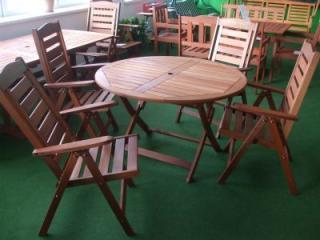 Nabytok zahradny LEA1 stôl, 4 stoličky