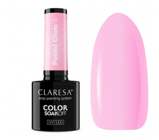 Gél lak CLARESA Pastel Glam 3