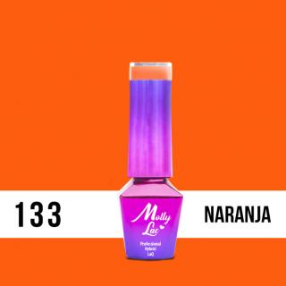 GEL LAK Molly Lac Bubble Tea Naranja 5ml Nr 133