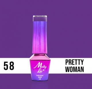 GEL LAK Molly Lac INSPIRED BY YOU - PRETTY WOMAN 5ml Nr 58