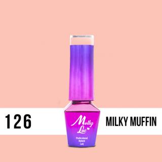 GEL LAK Molly Lac Yoghurt Milky Muffin 5ml Nr 126