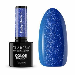 Gél lak na nechty CLARESA Funky Disco 6 - Blue Beat