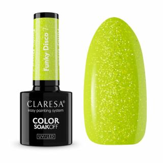 Gél lak na nechty CLARESA Funky Disco 7 - Lime Light