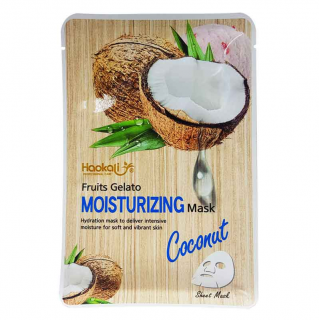 Haokali Fruit Gelato hydratačná kokosová maska ​​na tvár – 30 ml