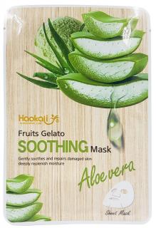 Haokali Fruits Gelato upokojujúca maska ​​z aloe vera - 30 ml