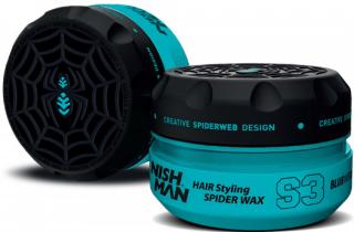 Nishman Hair Styling Spider Wax S3 BlueWeb lesklý vosk na vlasy 150 ml