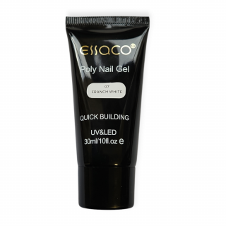 Poly gél na nechty ESSACO - French WHITE 30ml