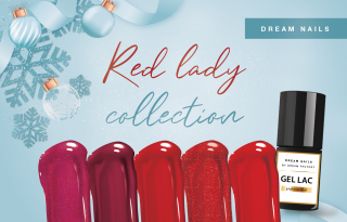 Sada gél lakov Dreamnails RED Lady Collection