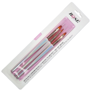 Sada štetcov na nechtovú modeláž UNICORN PINK