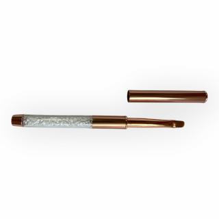 Štetec s kryštálikmi Rose Gold 1
