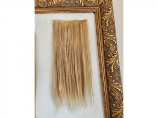 Syntetický vlas rýchlopás Clip in 60cm 100g MELÍR ŠPINAVÝ BLOND