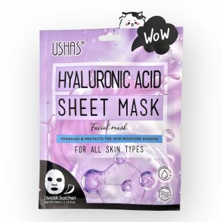 Ushas Hyaluronic Acid Sheet Mask - Maska na tvár s kyselinou hyalurónovou