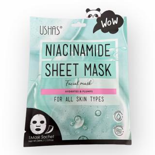 USHAS Niacínamidová maska - panda