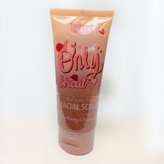 USHAS Only Snail Facial Scrub - Výživný peeling pre dokonalú pleť