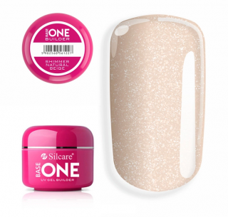 UV Gél na nechty - Shimmer Natural Beige 50g Silcare