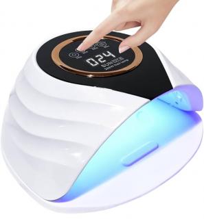 UV/LED lampa 268W na nechty SUN QY-8 zlatá pre gél laky a gély